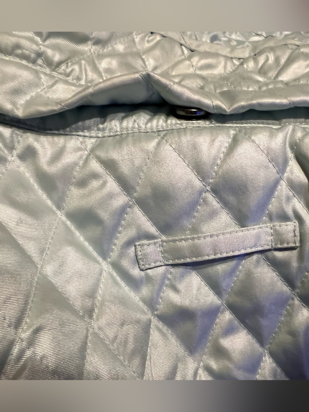 Carlisle Size 8 Sophisticated Quilted Mint Green Belted Vest w/ Detachable Hood - Picture 7 of 11